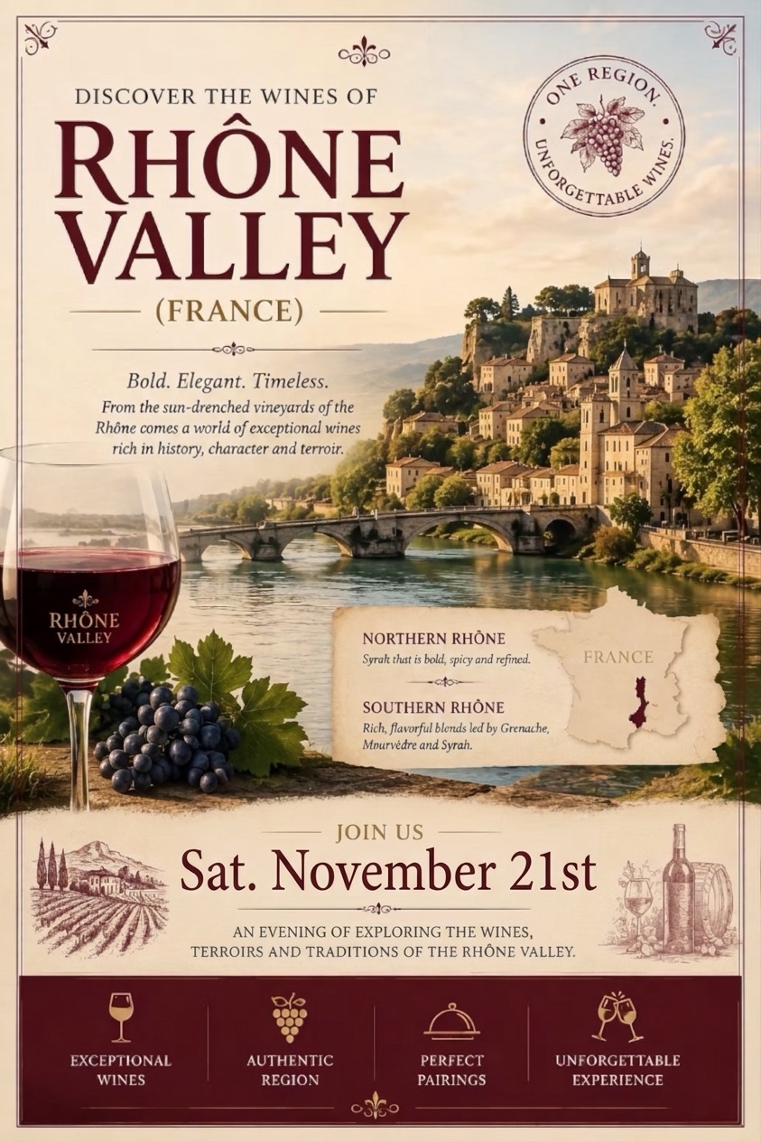 Rhône Valley Fine Wine Dinner at La Scène, Mercure Hibiya