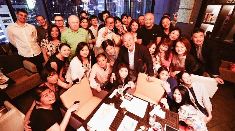 Tokyo Wine Events group gathered in Tokyo